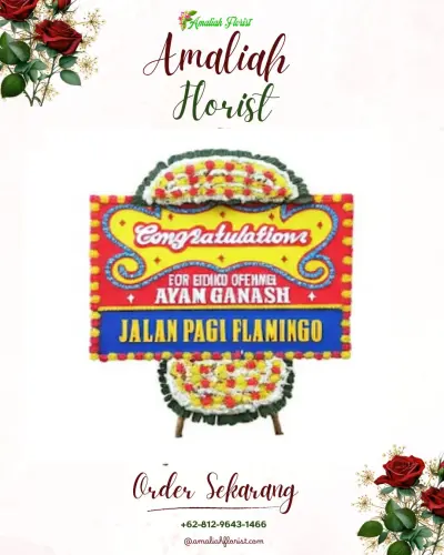 Bunga Papan Congratulation di Tembong